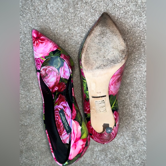 Dolce and Gabbana Kate floral pump - Picture 7 of 13